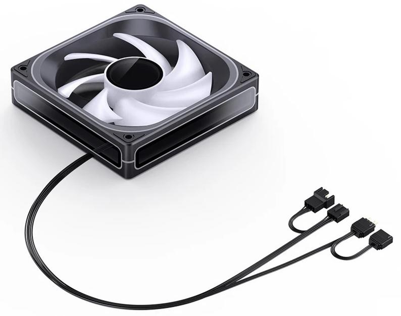 Вентилятор для корпусів 120 мм Jonsbo ZB-120BR - зображення 10