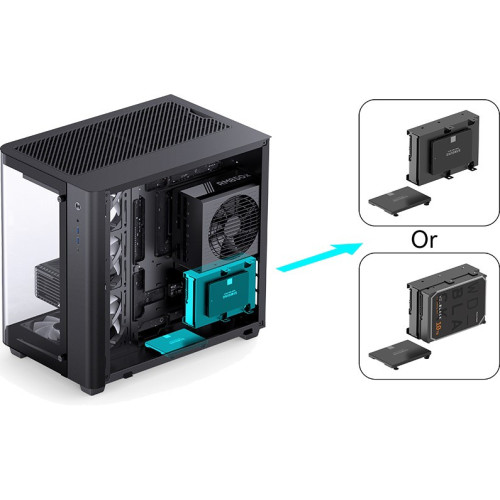 Корпус JONSBO TK-3 Black - зображення 13