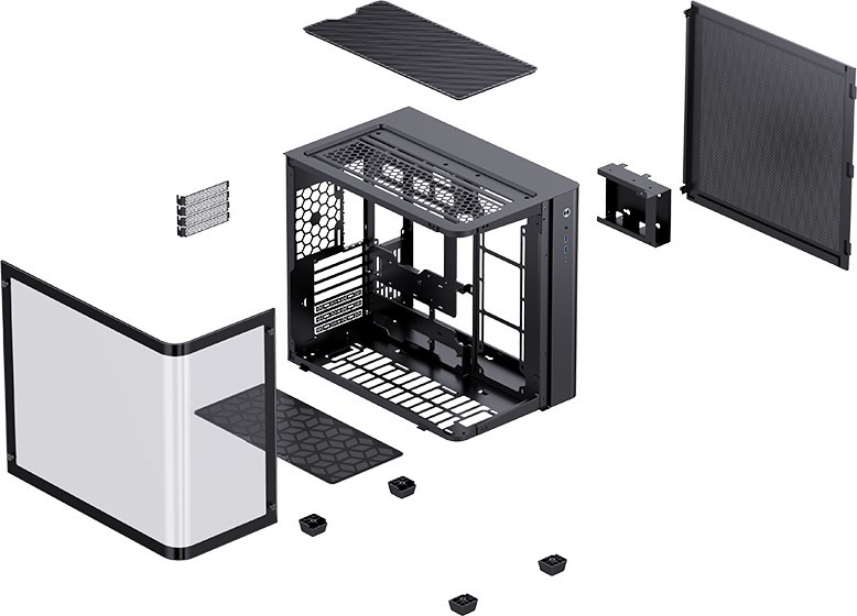 Корпус JONSBO TK-3 Black - зображення 14