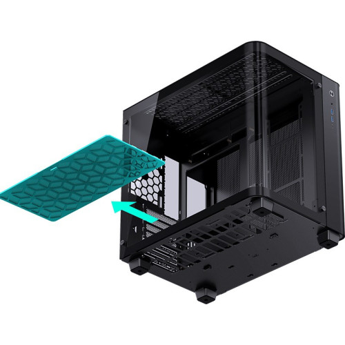Корпус JONSBO TK-3 Black - зображення 12