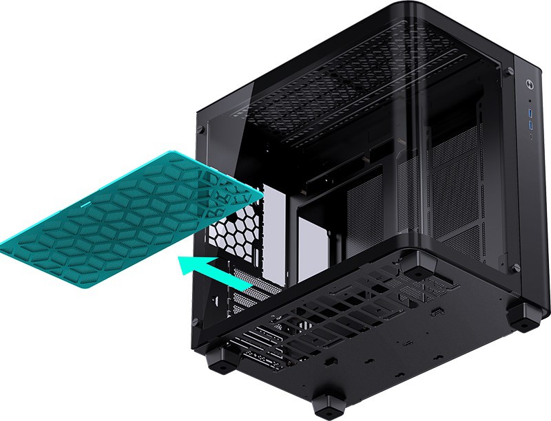 Корпус JONSBO TK-3 Black - зображення 12