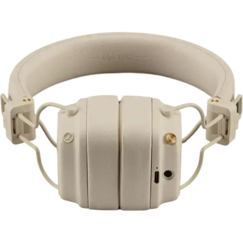 Безпровідні Bluetooth навушники Marshall Major V Cream - зображення 4