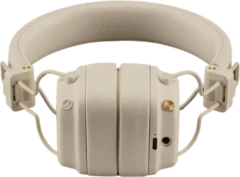 Безпровідні Bluetooth навушники Marshall Major V Cream - зображення 4