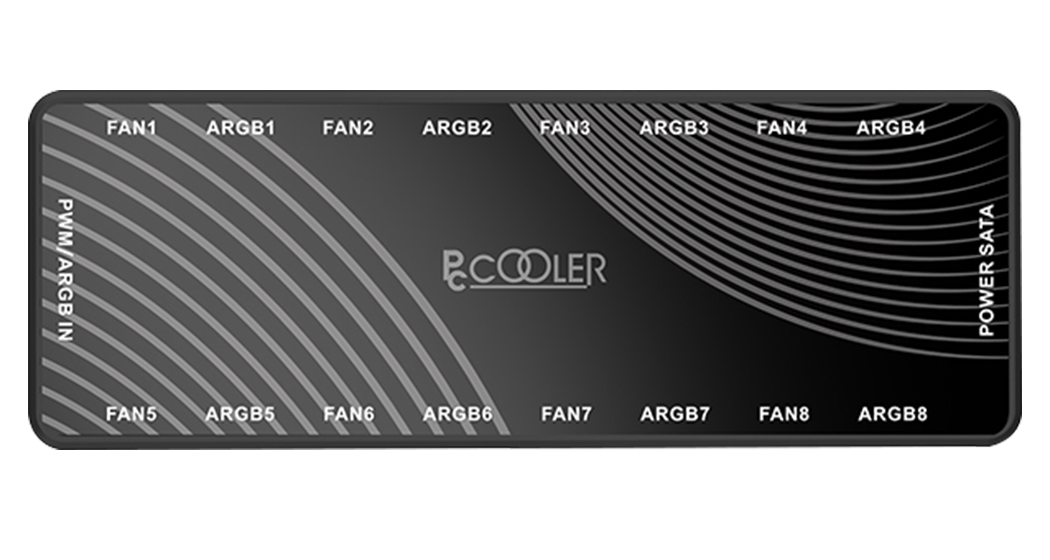 Модуль управління підсвічуванням PcCooler ARGB Hub-H01 - зображення 3