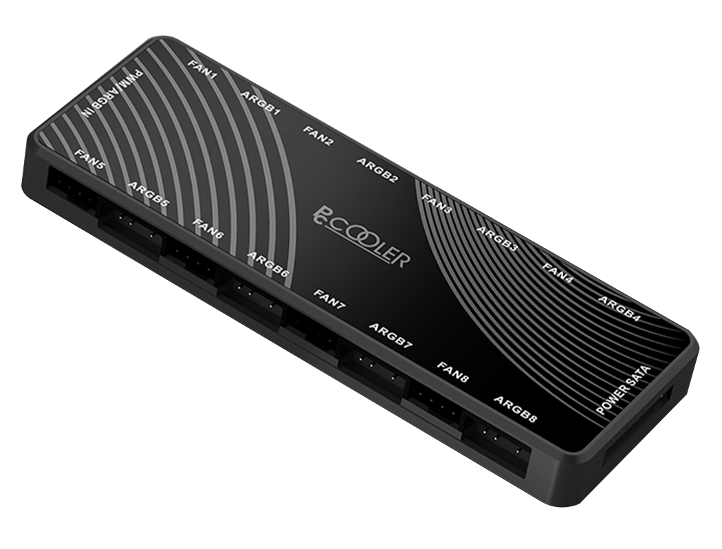 Модуль управління підсвічуванням PcCooler ARGB Hub-H01 - зображення 4