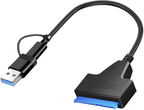 Конвертор USB3.0 Type-A\/C to 2.5 SATA HDD\/SSD, Dynamode - зображення 1