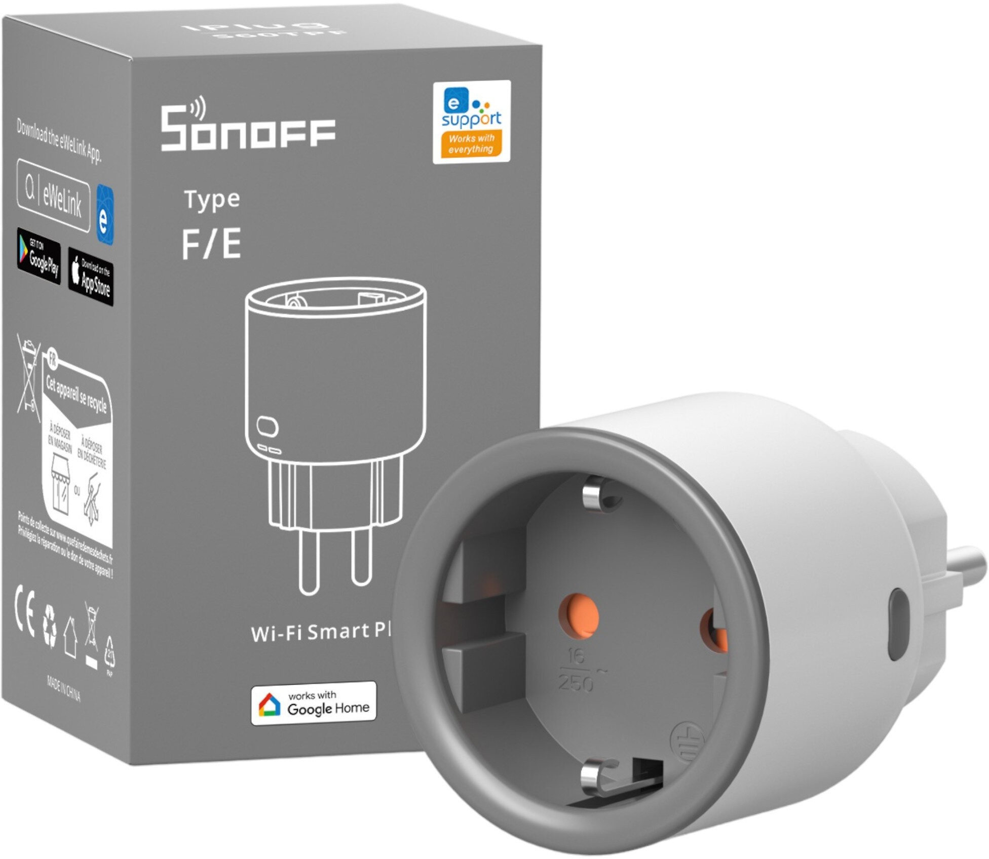 Розумна Wi-Fi розетка Sonoff S60TPF 16A - зображення 5