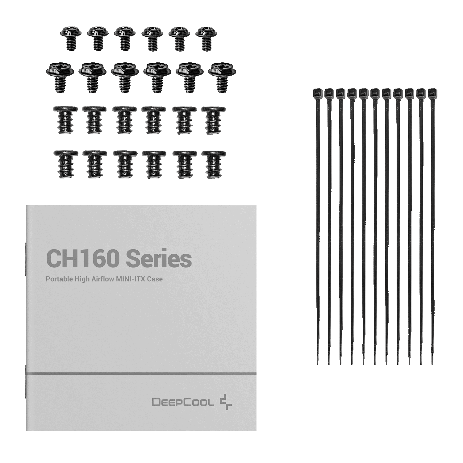 Корпус Deepcool CH160 Black, без БЖ - зображення 11