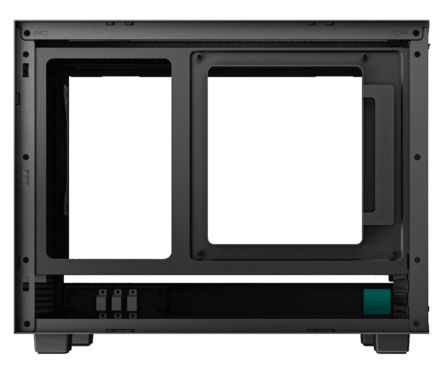 Корпус Deepcool CH160 Black, без БЖ - зображення 10