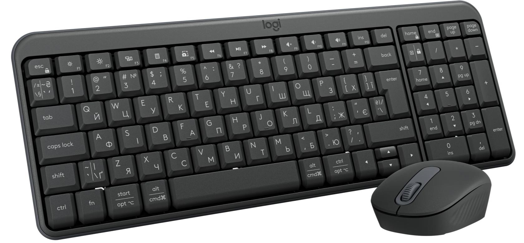 Комплект безпровідний Logitech Wireless Combo MK250 - зображення 1