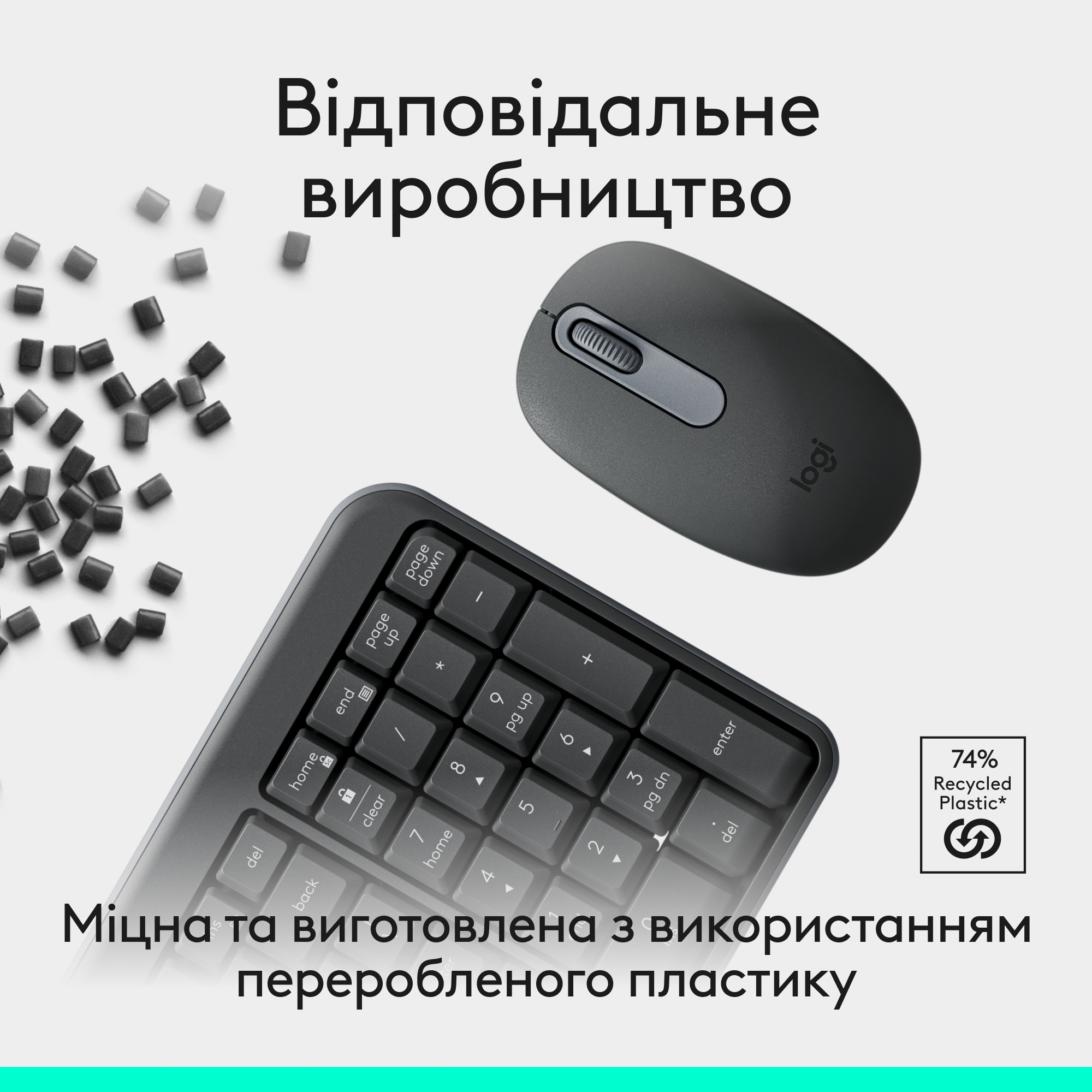 Комплект безпровідний Logitech Wireless Combo MK250 - зображення 6
