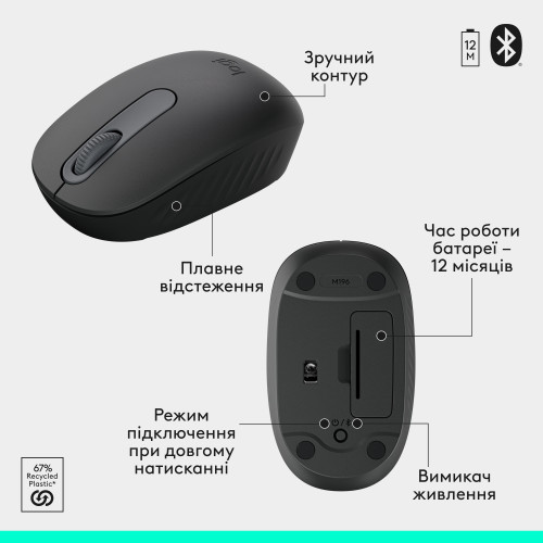 Комплект безпровідний Logitech Wireless Combo MK250 - зображення 7