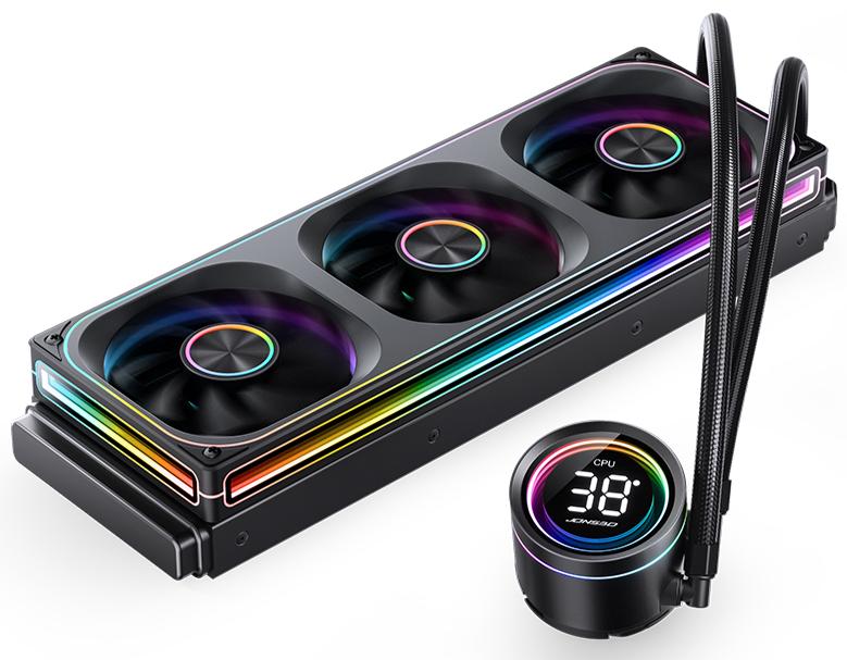 Система водяного охолодження JONSBO TH-360 Black - зображення 2