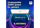 Пам'ять DDR5 RAM_32Gb (2x16Gb) 6400Mhz Micron Crucial Pro Overclocking White (CP2K16G64C38U5W) - зображення 4