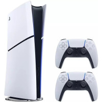 Ігрова консоль Sony PlayStation 5 Slim Digital + 2x DualSense White