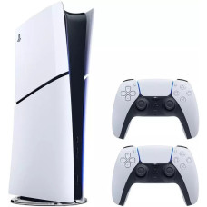 Ігрова консоль Sony PlayStation 5 Slim Digital + 2x DualSense White