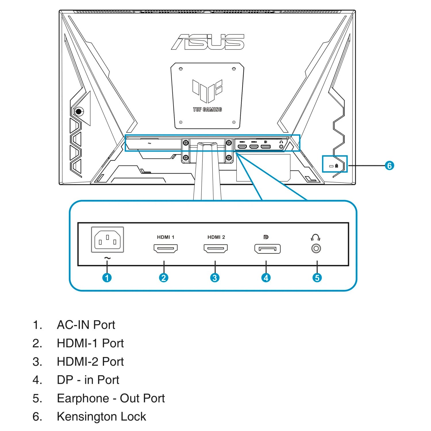 Монітор 24.5 Asus TUF GAMING VG259QMRL5A - зображення 7