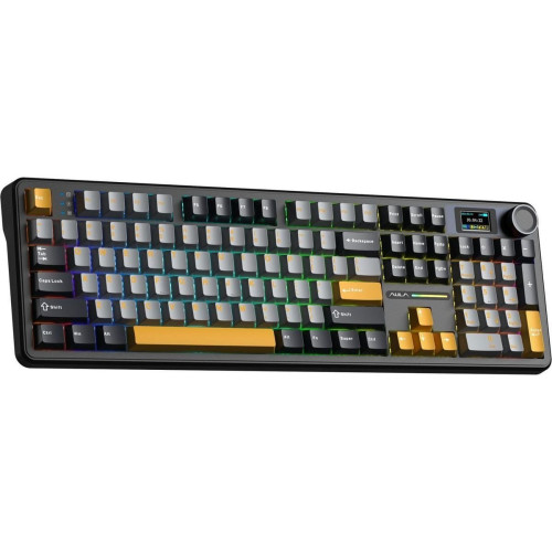 Клавіатура Aula F108 Pro Wireless\/Bluetooth UA Black\/Blue (6978080501295) - зображення 2