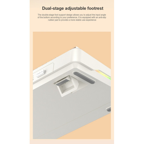 Клавіатура Aula F108 Pro Wireless\/Bluetooth UA Black\/Blue (6978080501295) - зображення 9