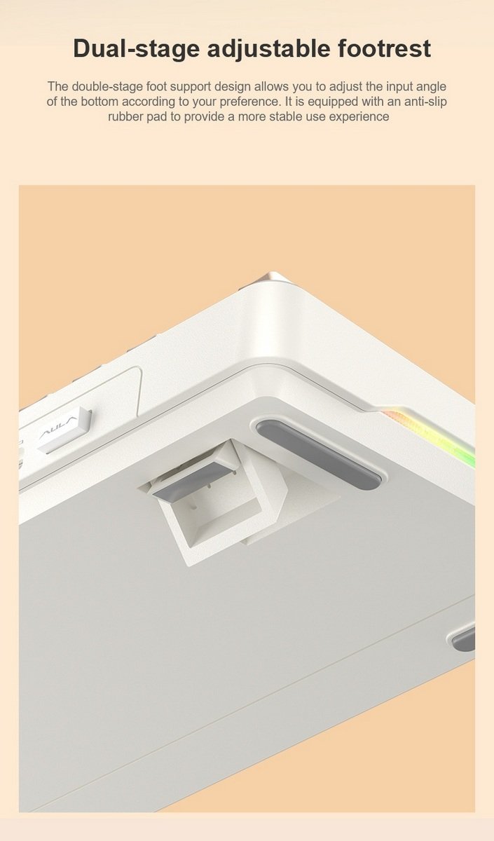 Клавіатура Aula F108 Pro Wireless\/Bluetooth UA Black\/Blue (6978080501295) - зображення 9