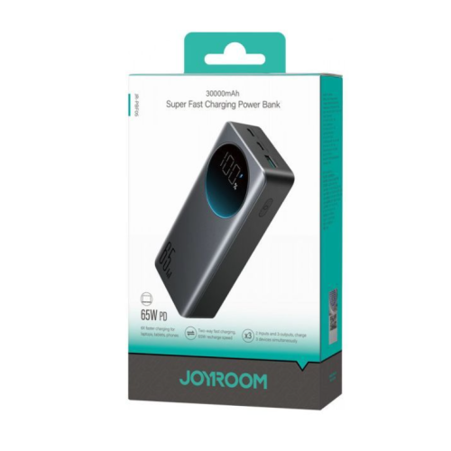 Батарея POWER BANK JoyRoom 30000mAh 65W PD (JR-PBF05) - зображення 5