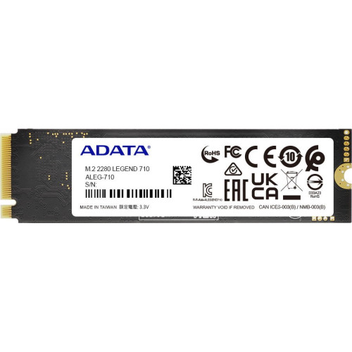 Накопичувач SSD NVMe M.2 2TB A-DATA Legend 710 (ALEG-710-2TCS) - зображення 4