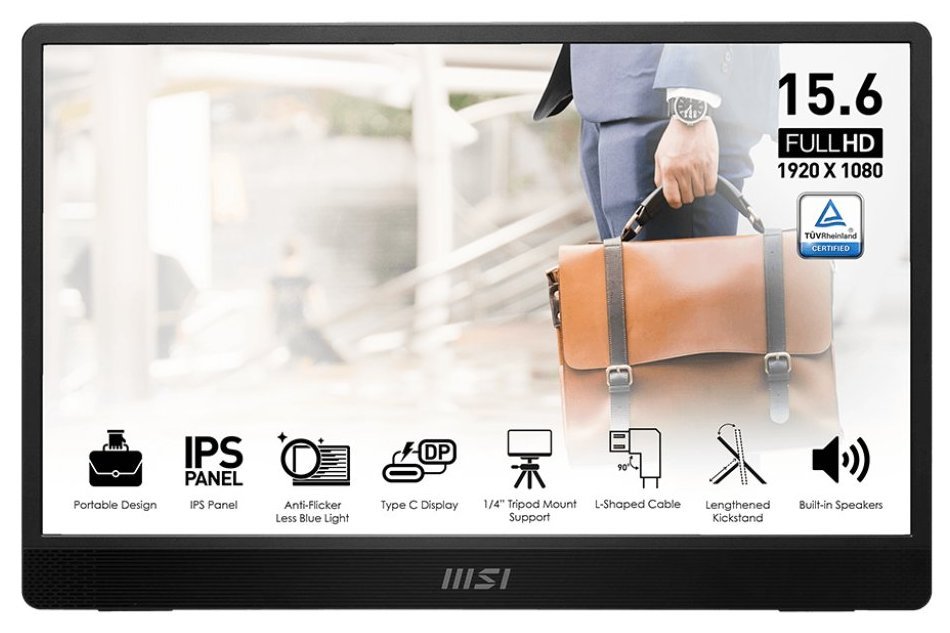 Монітор 15.6 MSI PRO MP161 E2U - зображення 1