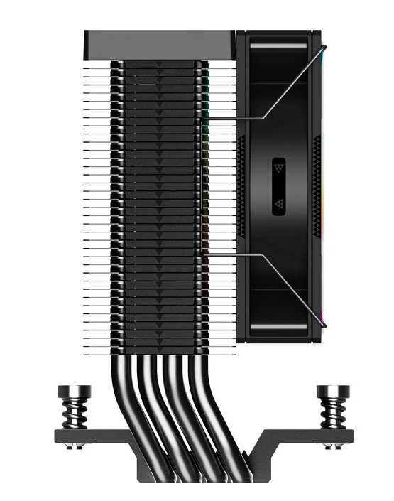 Вентилятор PcCooler R400 ARGB BK - зображення 8