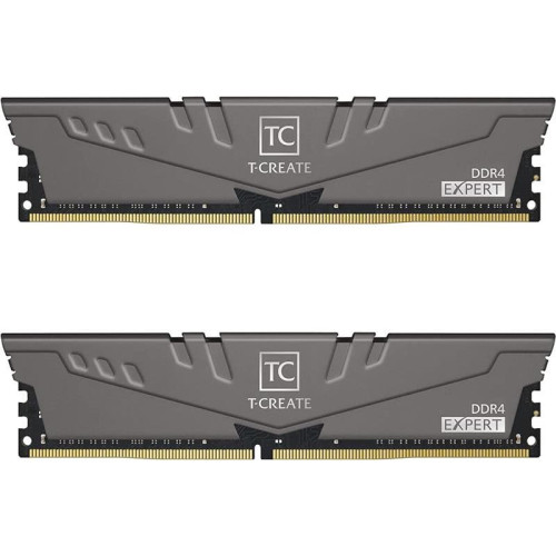 Пам'ять DDR4 RAM_16Gb (2x8Gb) 3200Mhz Team T-Create Expert Gray (TTCED416G3200HC16FDC01) - зображення 1