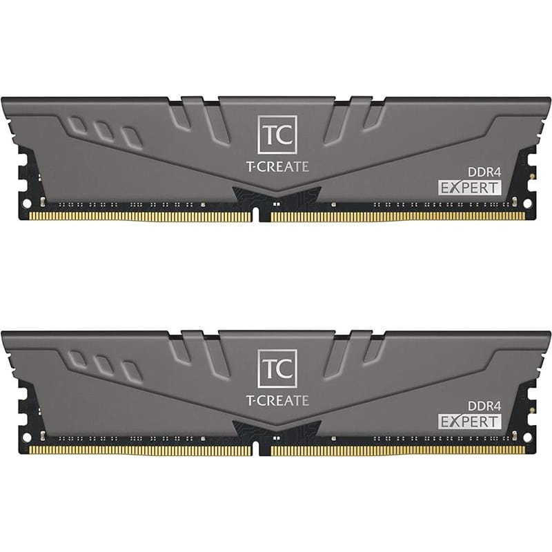 Пам'ять DDR4 RAM_16Gb (2x8Gb) 3200Mhz Team T-Create Expert Gray (TTCED416G3200HC16FDC01) - зображення 1