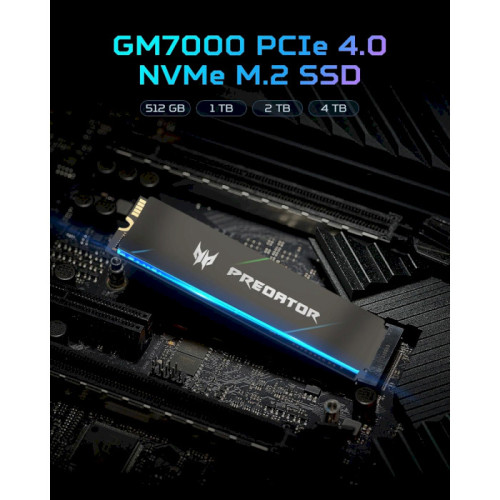 Накопичувач SSD NVMe M.2 512GB Acer Predator GM7000 (BL.9BWWR.104) - зображення 3