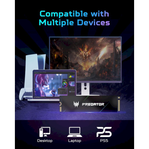 Накопичувач SSD NVMe M.2 512GB Acer Predator GM7000 (BL.9BWWR.104) - зображення 7