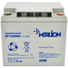 Акумуляторна батарея Merlion AGM 12V-40Ah (GP12400M6) - зображення 1