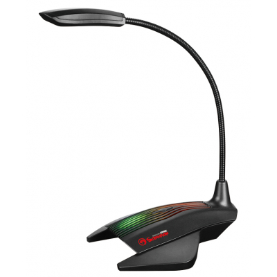 Мікрофон Marvo MIC-01 Multi-LED USB Black - зображення 1