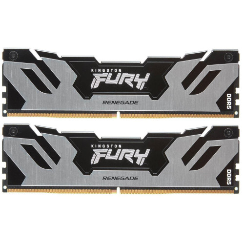 Пам'ять DDR5 RAM_96Gb (2x48Gb) 6000Mhz Kingston FURY Renegade Silver\/Black XMP (KF560C32RSK2-96) - зображення 1