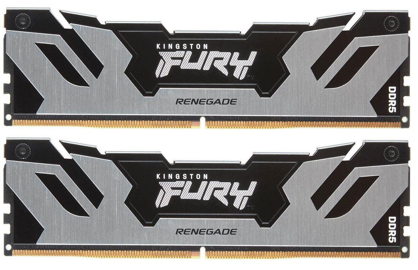 Пам'ять DDR5 RAM_96Gb (2x48Gb) 6000Mhz Kingston FURY Renegade Silver\/Black XMP (KF560C32RSK2-96) - зображення 1