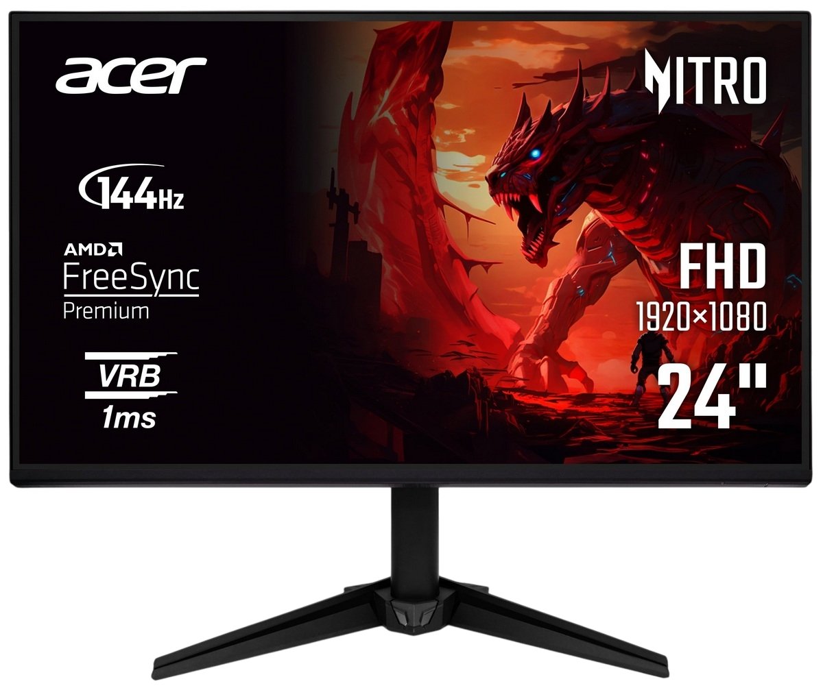 Монітор 24 Acer Nitro QG241YP6bip - зображення 1