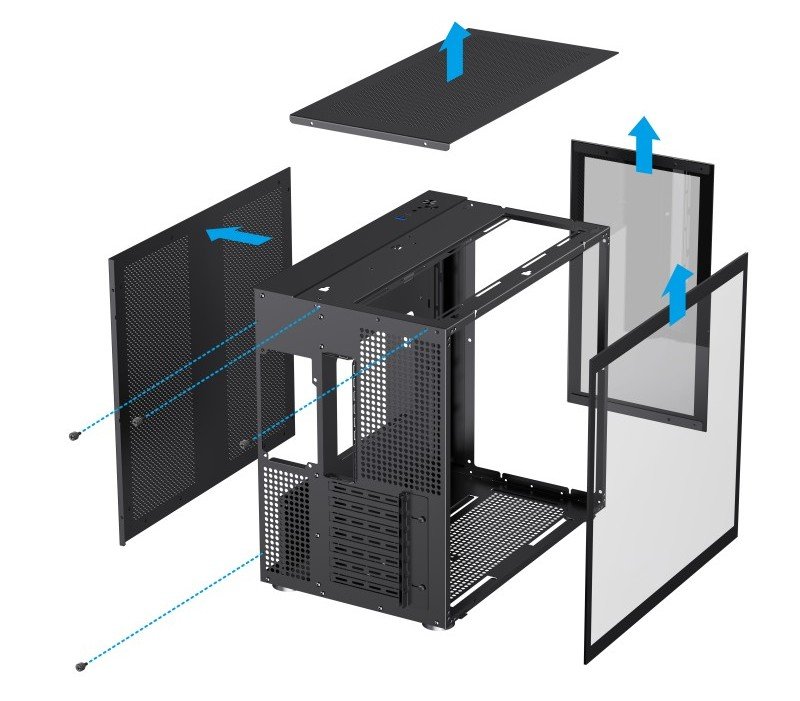 Корпус GAMEMAX Infinity Black - зображення 8