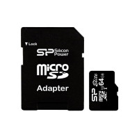 MicroSDXC 64 Gb Silicon Power class 10 UHS-I