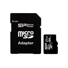 MicroSDXC 64 Gb Silicon Power class 10 UHS-I
