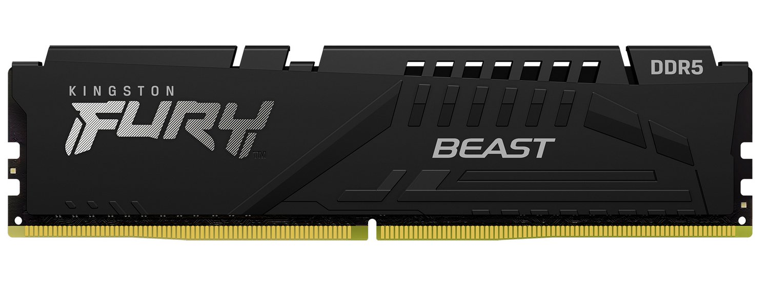 Пам'ять DDR5 RAM 8Gb (1x8Gb) 5600Mhz Kingston Fury Beast Black (KF556C40BB-8) - зображення 1