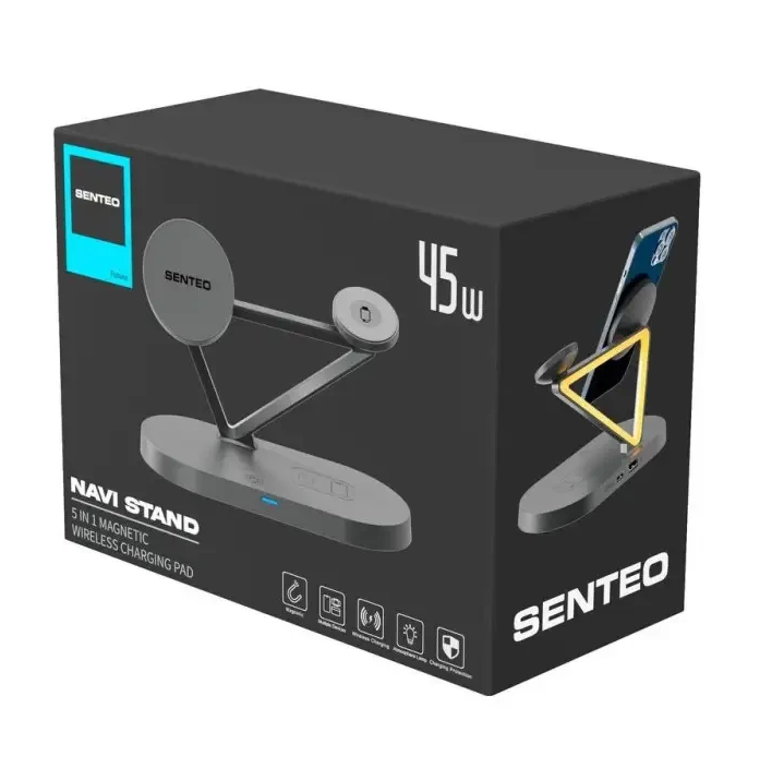 Безпровідний зарядний пристрій SENTEO D1 45W 5in1 - зображення 2