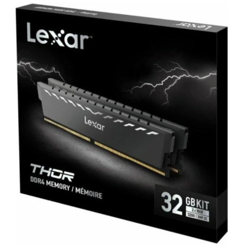 Пам'ять DDR4 RAM_32Gb (2x16Gb) 3200Mhz Lexar Thor (LD4BU016G-R3200GDXG) - зображення 3