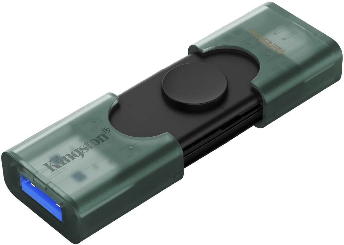Флеш пам'ять USB 128Gb Kingston DataTraveler Duo USB3.2 Gen 1 - зображення 1