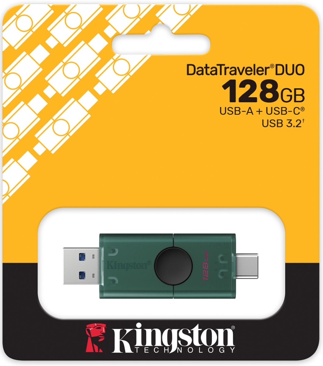 Флеш пам'ять USB 128Gb Kingston DataTraveler Duo USB3.2 Gen 1 - зображення 4
