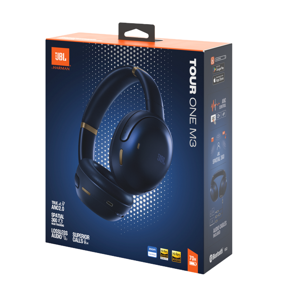 Безпровідна Bluetooth гарнітура JBL Tour One M3 Blue - зображення 11