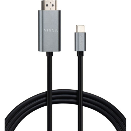 Кабель USB Type C to HDMI 4K30Hz, 1.5 м, Vinga - зображення 1