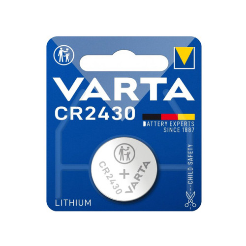 Батарейка CR 2430, Lithium 3V, Varta - зображення 1