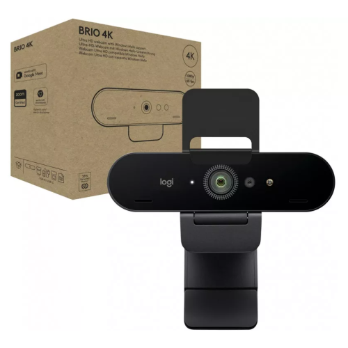 Вебкамера Logitech Brio 4K Ultra HD Black - зображення 1