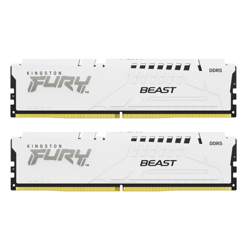 Пам'ять DDR5 RAM_64Gb (2x32Gb) 5600Mhz Kingston Fury Beast White EXPO (KF556C36BWEK2-64) - зображення 1